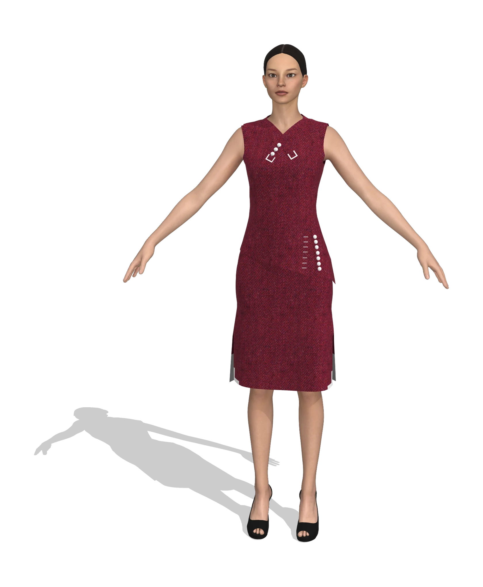 KDscion w205 sleeveless long duo-suit